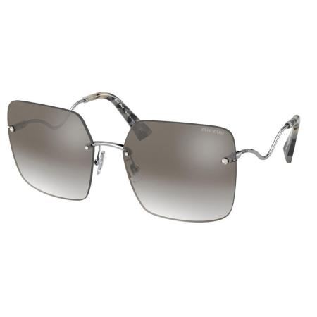 Miu Miu MU52XS 1BC5O0 Zilver Dames Zonnebril