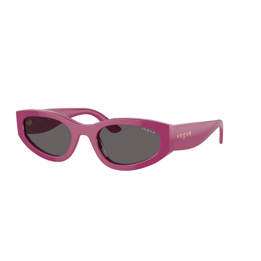 Vogue Eyewear Vrouwelijk Sunglass VO5585S - Framekleur: Volledig fuchsia, Lenskleur: Zwart dofgrijs Multicolor
