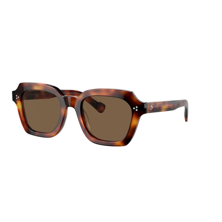 Oliver Peoples Vrouwelijk Sunglass OV5526SU Kienna - Framekleur: Donker Mahonie, Lenskleur: Bruin Bruin