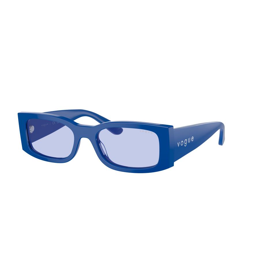 Vogue Eyewear Vrouwelijk Sunglass VO5584S - Framekleur: Vol blauw, Lenskleur: Violet Paars