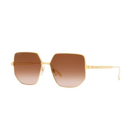Cartier Unisex Sunglass CT0327S - Framekleur: Goud, Lenskleur: Goud