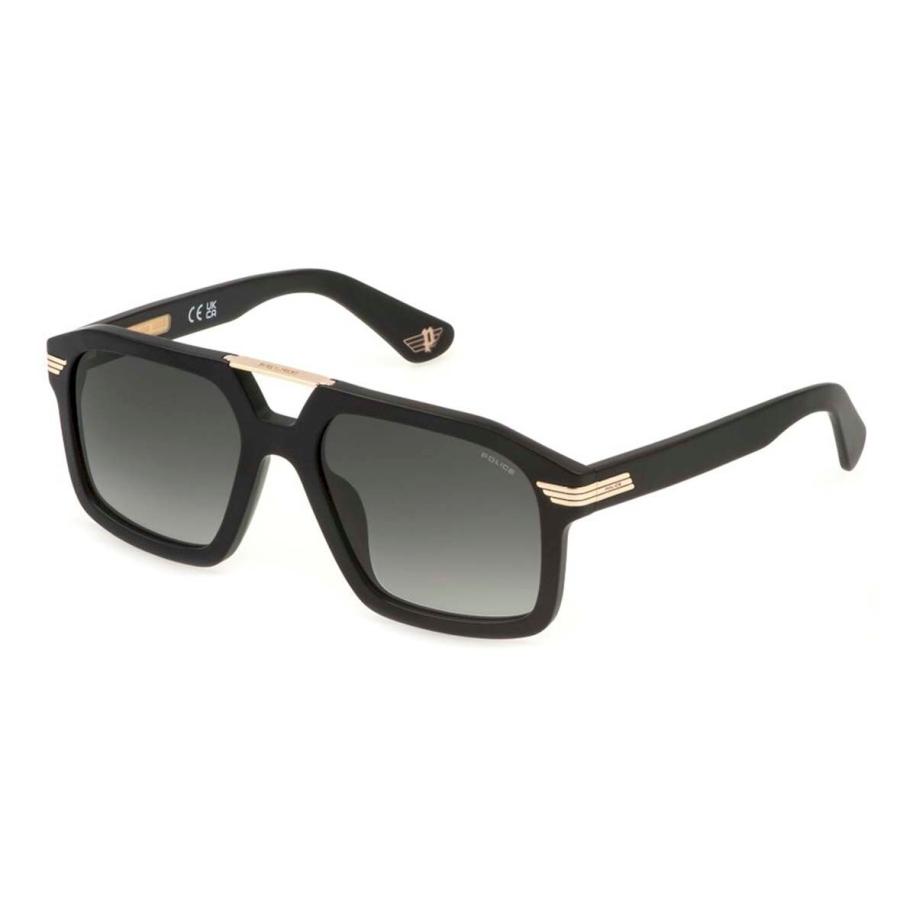 Police SPLP28 FORTY 1 703 Zwart Heren Zonnebril
