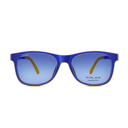 Polar JUNIOR 474 Clip-On Polarized 48 Blauw Heren Zonnebril
