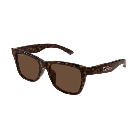 Balenciaga BB0425SK Aziatische pasvorm 002 Tortoiseshell Heren Zonnebril