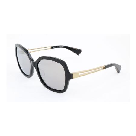 Alyson Magee AM5006 011 Zwart Heren Zonnebril