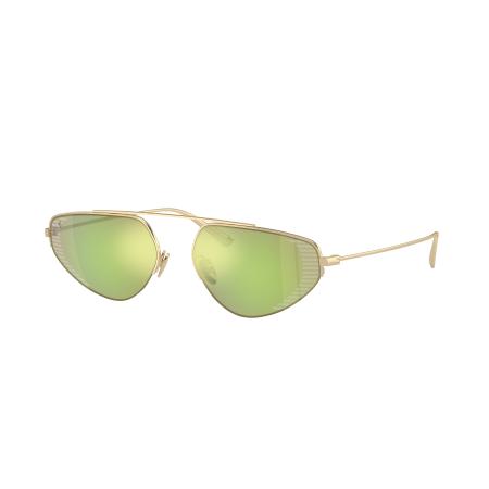 Ferrari Unisex Sunglass FH1010TD - Framekleur: Lichtgoud, Lenskleur: Groen gespiegeld