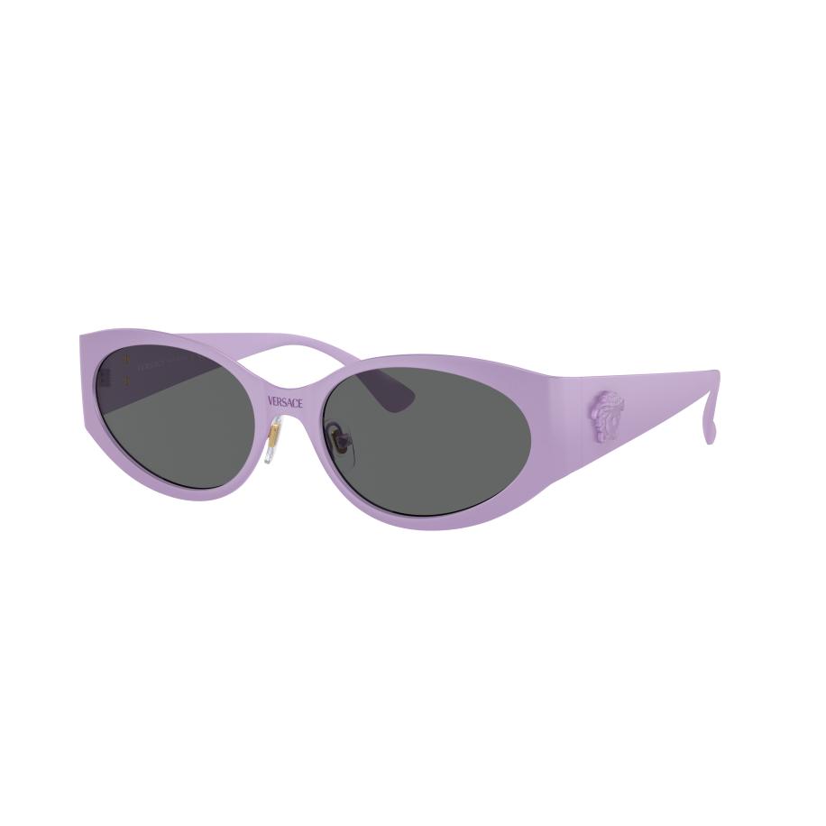 Versace Vrouwelijk Sunglass VE2263 - Framekleur: Violet, Lenskleur: Donkergrijs Grijs