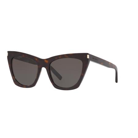 Saint Laurent Vrouwelijk Sunglass SL 214 Kate - Framekleur: Tortoise, Lenskleur: Grijs