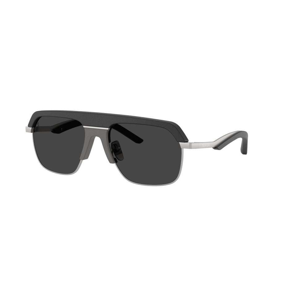 Ferrari Unisex Sunglass FH1026Q - Framekleur: Zwart, Lenskleur: Donkergrijs Polar Grijs
