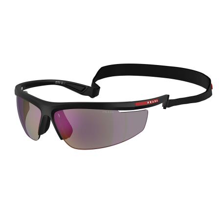 Prada Linea Rossa PS A02S 1BO10J Zwart Heren Zonnebril