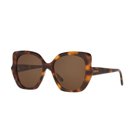 Loewe Vrouwelijk Sunglass Thin LW40133I - Framekleur: Tortoise, Lenskleur: Bruin