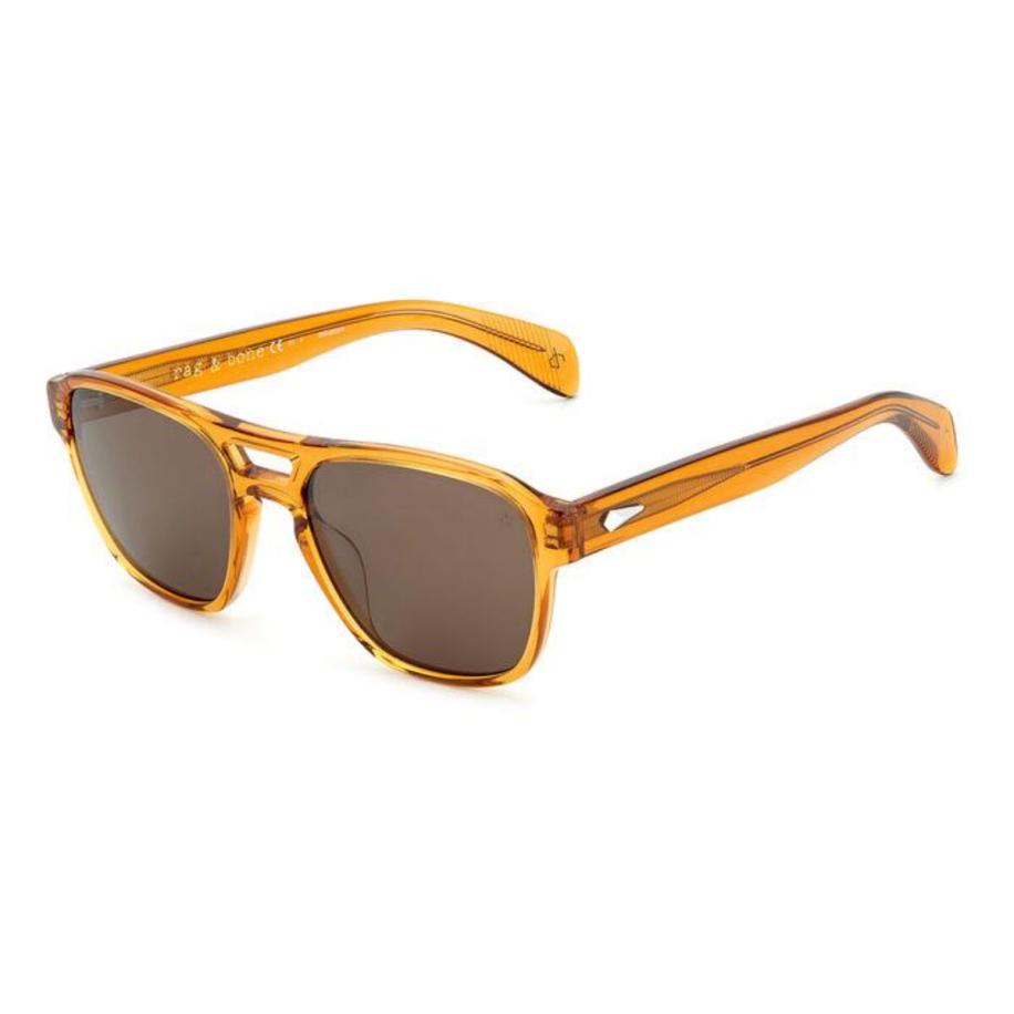 Rag & Bone RNB5045/S 12J/70 Oranje Heren Zonnebril