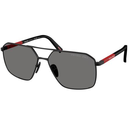 Prada Linea Rossa PS A50S Polarized 1BO02G Zwart Heren Zonnebril