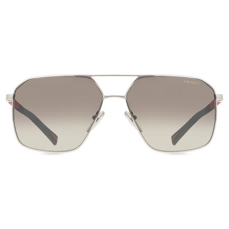 Prada Linea Rossa PS A50S 1BC02M Zilver Heren Zonnebril