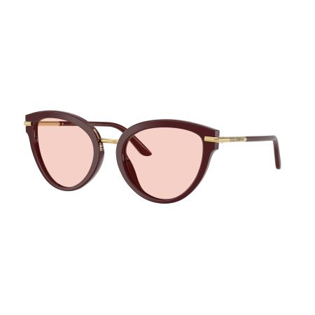 Dolce&Gabbana Vrouwelijk Sunglass DG4492 - Framekleur: Bordeaux, Lenskleur: Photochromic roze naar donkerpaars