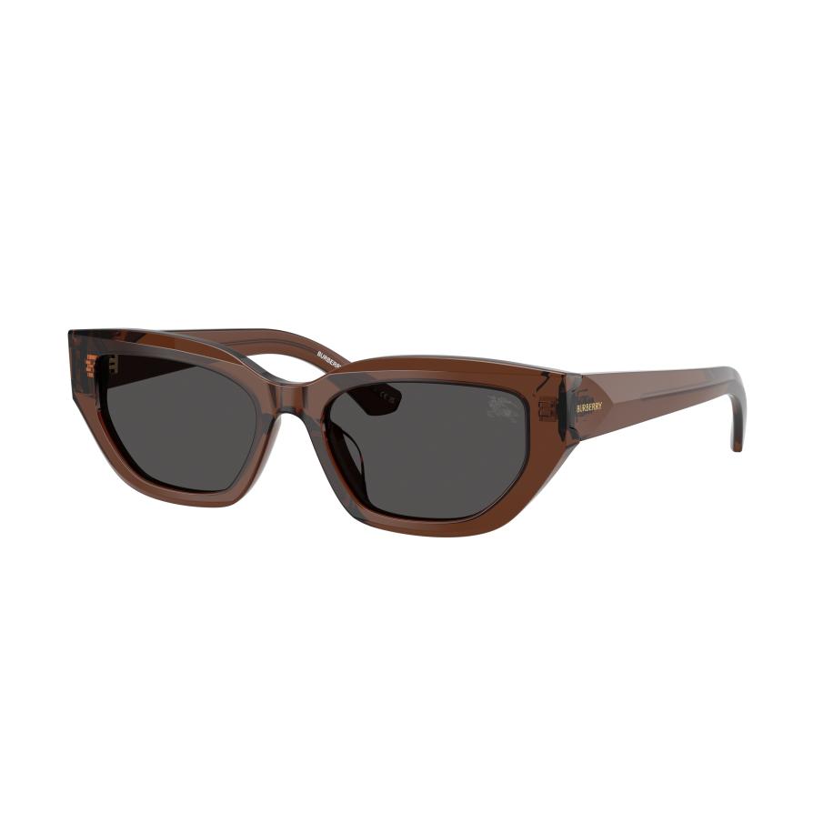 Burberry Vrouwelijk Sunglass BE4463D - Framekleur: Bruin, Lenskleur: Donkergrijs Grijs