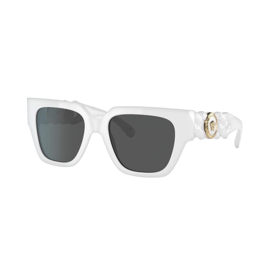 Versace Vrouwelijk Sunglass VE4409 - Framekleur: Wit, Lenskleur: Donkergrijs Grijs