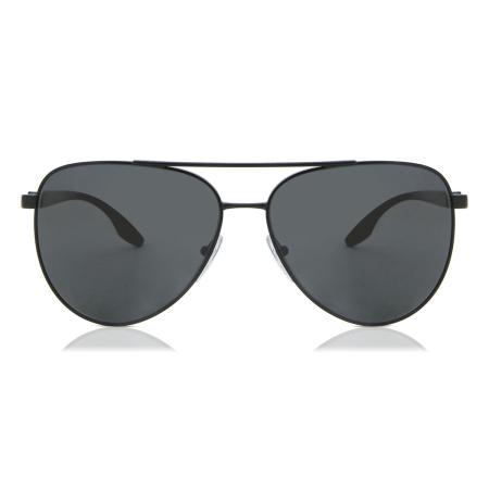 Prada Linea Rossa PS52WS 1BO06F Zwart Heren Zonnebril