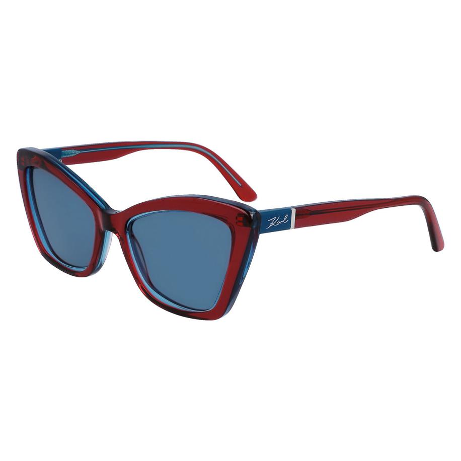 Karl Lagerfeld KL6105S 604 Blauw Dames Zonnebril