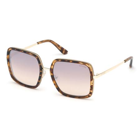 Guess GU7602 52F Tortoiseshell Dames Zonnebril