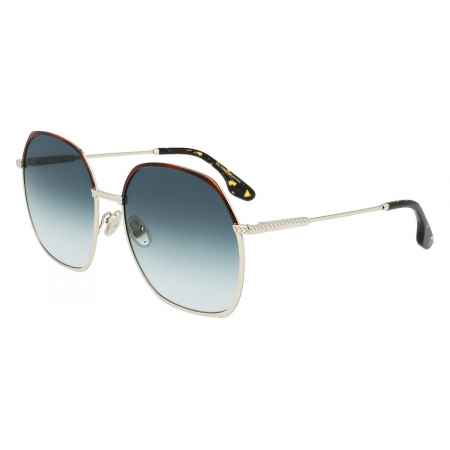 Victoria Beckham VB206S 726 Goud Dames Zonnebril