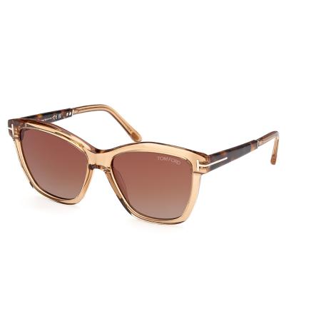 Tom Ford FT1087 LUCIA 45F Bruin Dames Zonnebril
