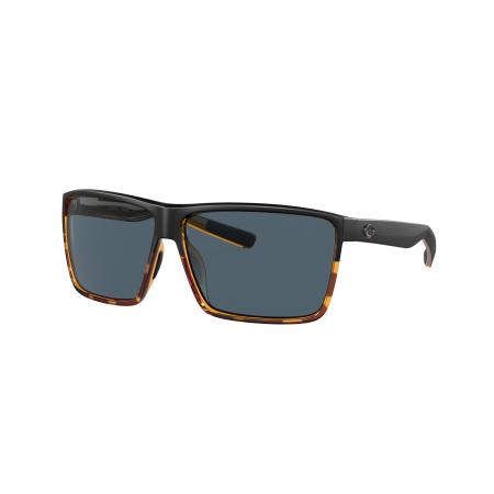 Costa Mannelijk Sunglass 6S9018 Rincon - Framekleur: Zwart/glanzend tortoise, Lenskleur: Grijs