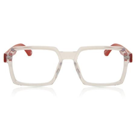 Heren Vierkant Volledige rand Plastic Doorzichtig Bril - Anti-Blauwlichtglazen - Arise Collective