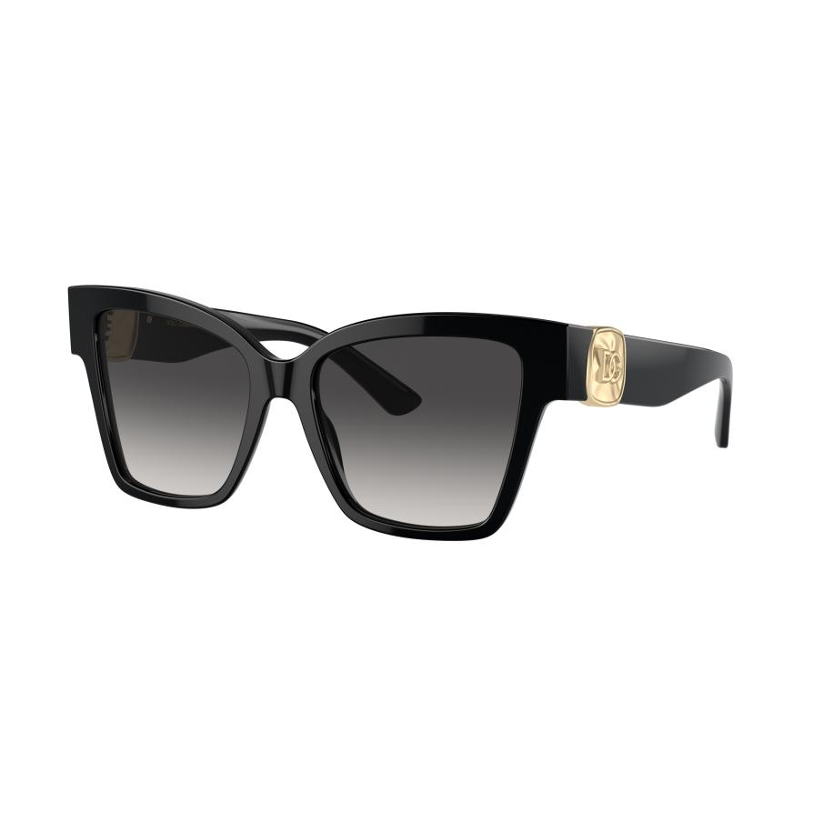 Dolce&Gabbana Vrouwelijk Sunglass DG4470 - Framekleur: Zwart, Lenskleur: Donkergrijs Grijs