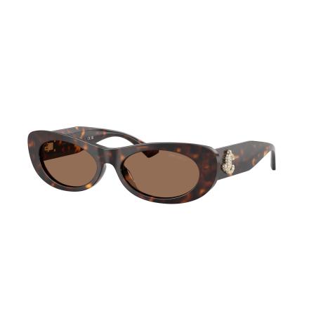 Jimmy Choo Vrouwelijk Sunglass JC5038BU - Framekleur: Havana, Lenskleur: Donkerbruin