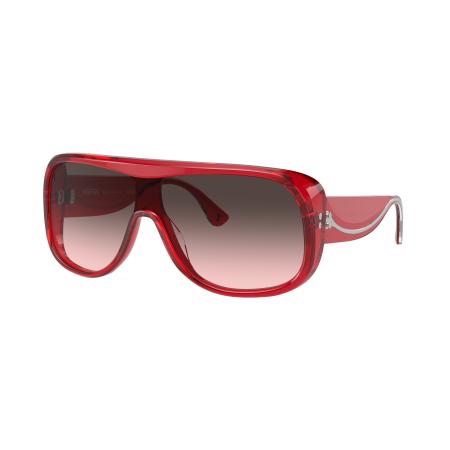 Ferrari Vrouwelijk Sunglass FH2006U - Framekleur: Transparant Rood, Lenskleur: Roze gradiënt rood