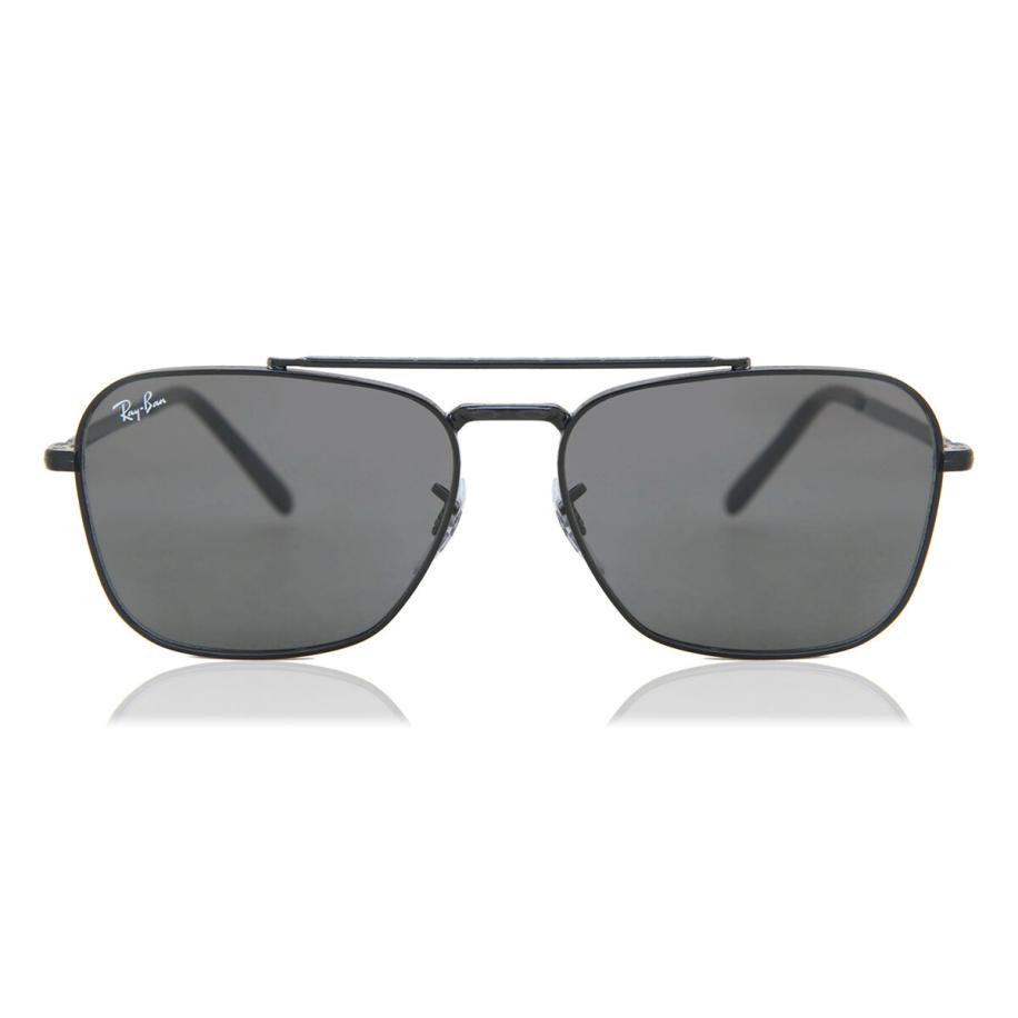 Ray-Ban Unisex Sunglass RB3636 New Caravan - Framekleur: Zwart, Lenskleur: Donkergrijs Zwart