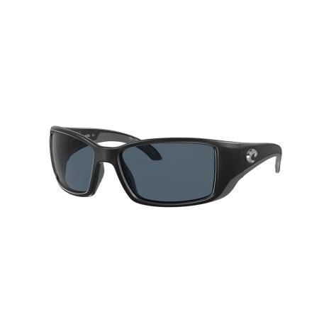 Costa Mannelijk Sunglass 6S9014 Blackfin - Framekleur: Matzwart, Lenskleur: Grijs