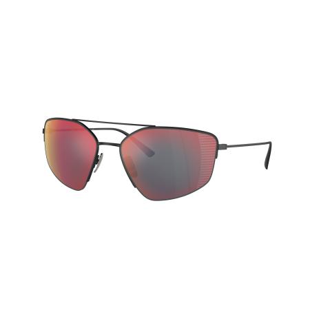 Ferrari Mannelijk Sunglass FH1009T - Framekleur: Matzwart, Lenskleur: Gespiegeld rood