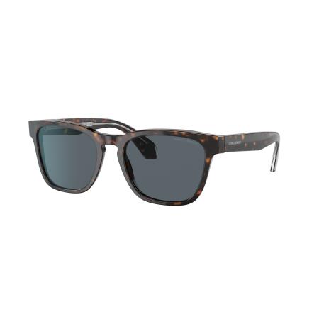 Giorgio Armani Mannelijk Sunglass AR8155 - Framekleur: Havana, Lenskleur: Blauw