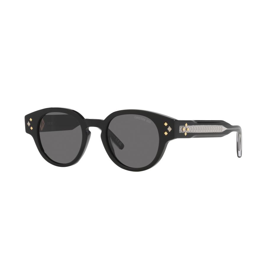 DIOR Mannelijk Sunglass CD Diamond R2I - Framekleur: Zwart, Lenskleur: Grijs Grijs