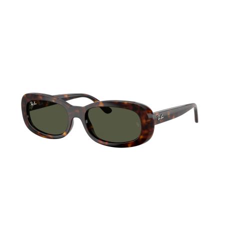 Ray-Ban Vrouwelijk Sunglass RB2221 - Framekleur: Havana, Lenskleur: Groen