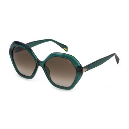 Police SPLD29 0874 Groen Heren Zonnebril