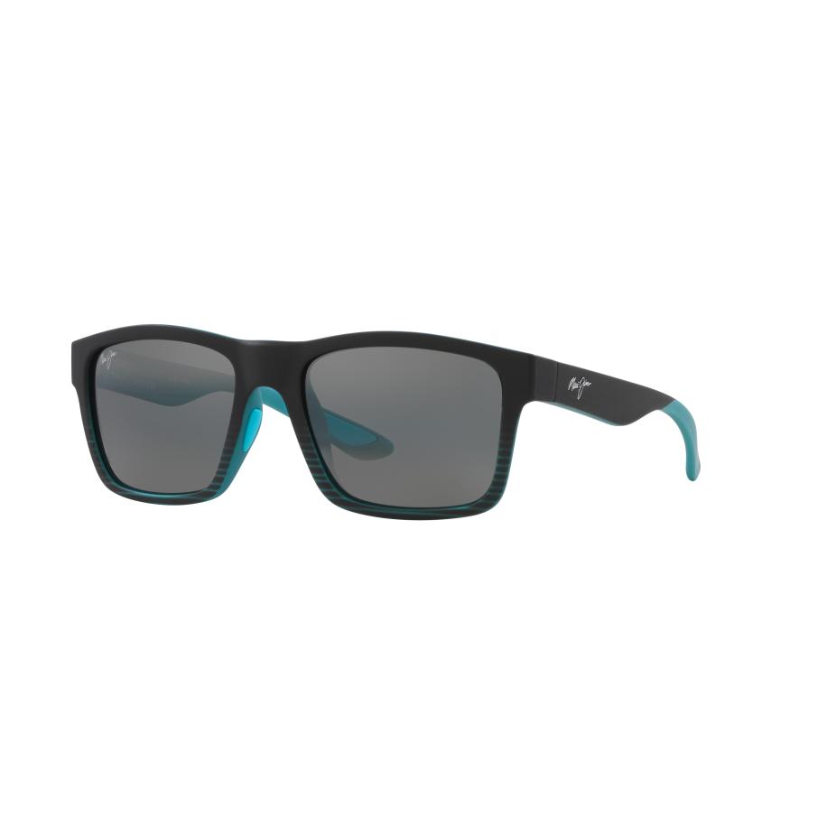 Maui Jim Unisex Sunglass The Flats - Framekleur: Blauwgroen, Lenskleur: Grijs Grijs