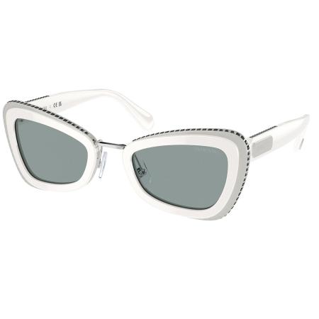 Swarovski SK6012 1012/1 Wit Dames Zonnebril