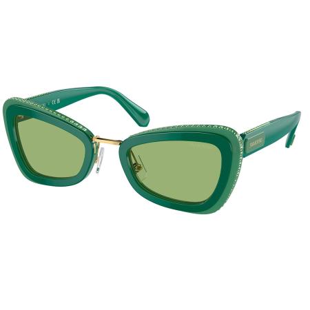 Swarovski SK6012 1014/2 Groen Dames Zonnebril