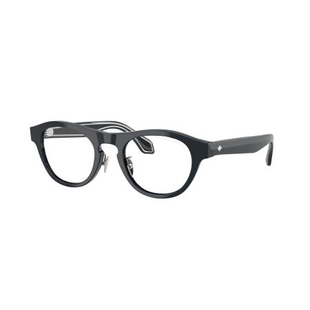 Giorgio Armani Mannelijk Sunglass AR8225 - Framekleur: Effen donkerblauw, Lenskleur: Helder
