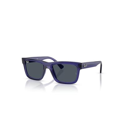 Ray-Ban Rb9196s Kids Bio-based zonnebril Transparant Violet montuur Grijs glazen 49-17