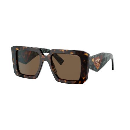 Prada Vrouwelijk Sunglass PR 23YS - Framekleur: Tortoise, Lenskleur: Donkerbruin