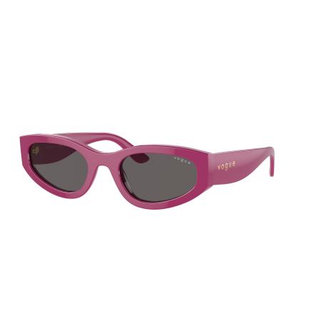 Vogue Eyewear Vrouwelijk Sunglass VO5585S - Framekleur: Volledig fuchsia, Lenskleur: Zwart dofgrijs