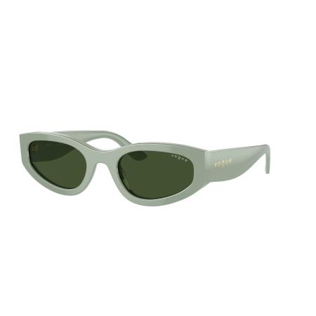 Vogue Eyewear Vrouwelijk Sunglass VO5585S - Framekleur: Volledig lichtgroen, Lenskleur: Donkergroen