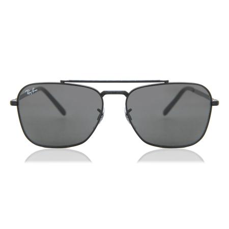 Ray-Ban Unisex Sunglass RB3636 New Caravan - Framekleur: Zwart, Lenskleur: Donkergrijs