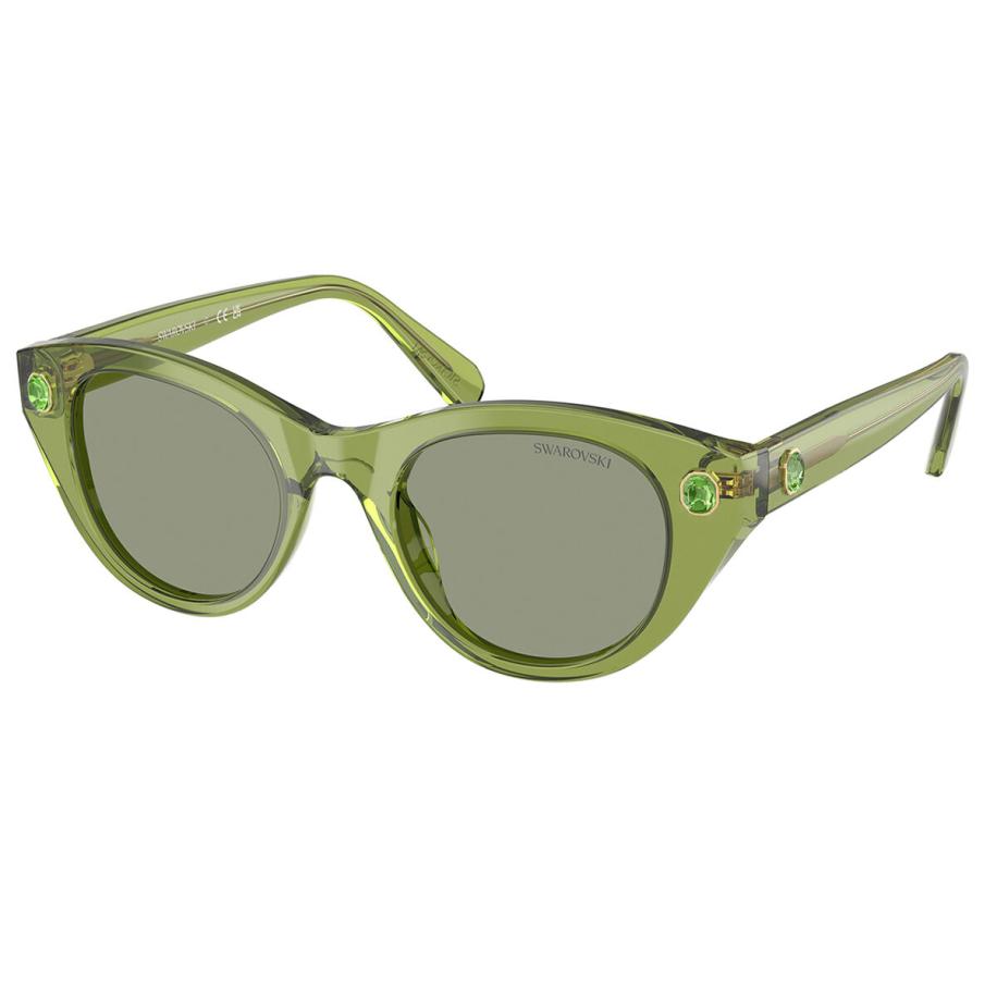 Swarovski SK6025 3002/2 Groen Dames Zonnebril