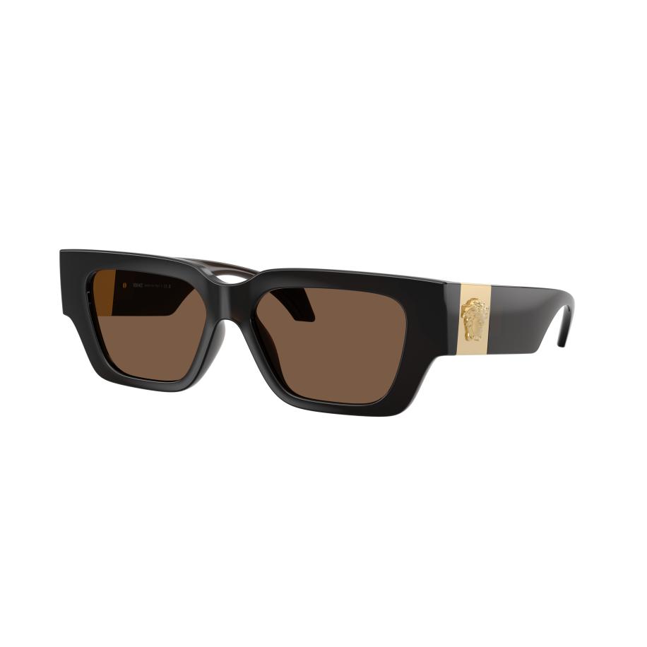 Versace Vrouwelijk Sunglass VE4497U - Framekleur: Transparant bruin, Lenskleur: Bruin Bruin