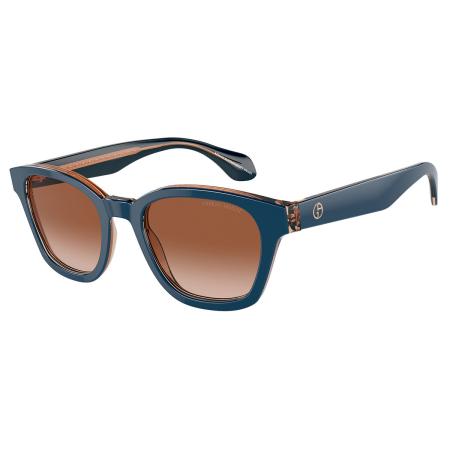 Giorgio Armani AR8207F Aziatische pasvorm 608513 Blauw Heren Zonnebril